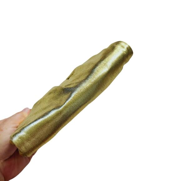 Vintage 1950s Gold Lamé Evening Bag - Picture 12 of 15